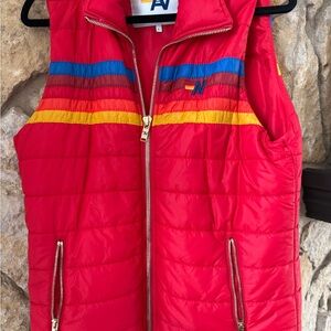 Aviator Nation 5 stripe vest